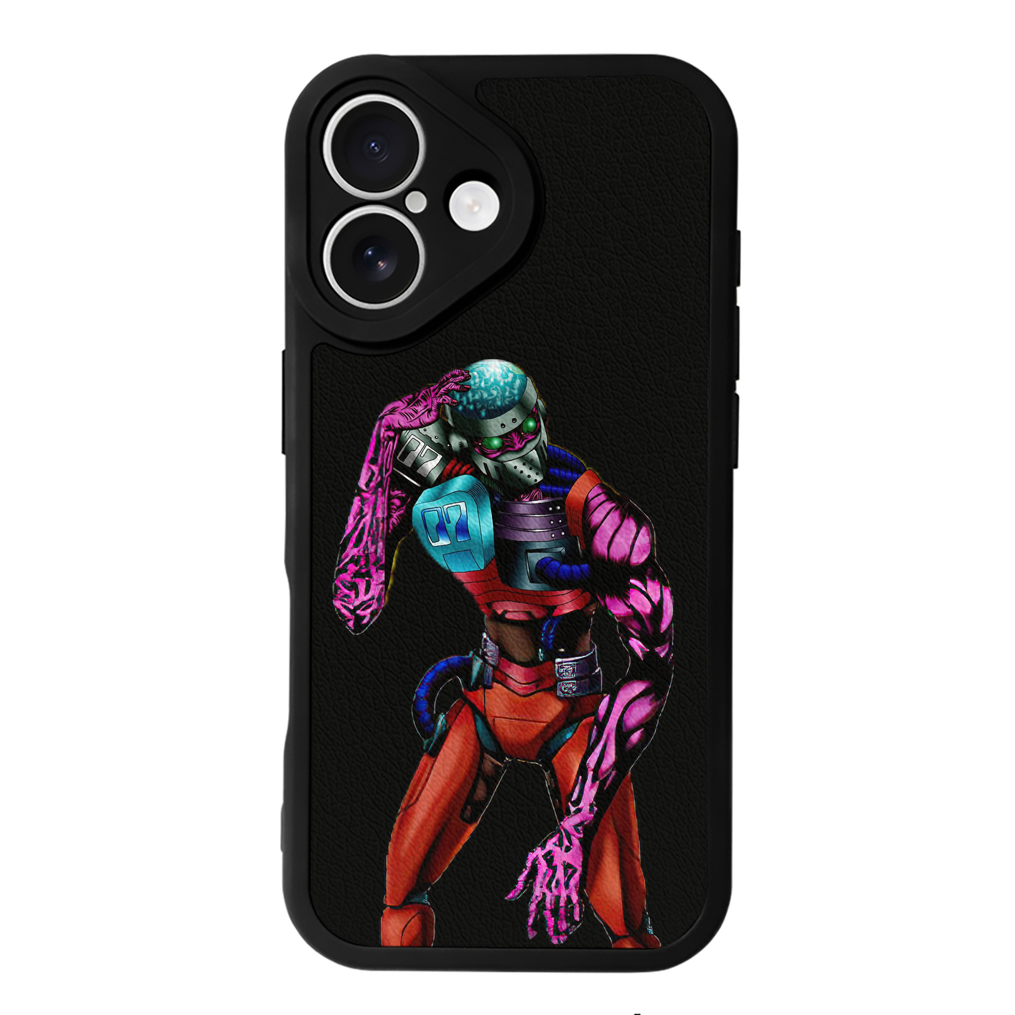 （画像用） 遊☆戯☆王 Yu-Gi-Oh! 【iPhone 16シリーズ対応】シリコンスマホケース（レザー調） 材質：シリコン